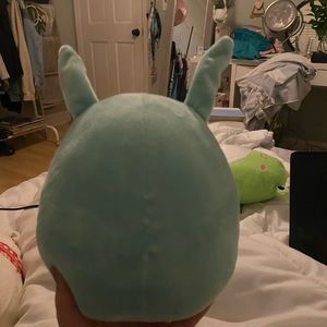 bunny teal stuffed animal